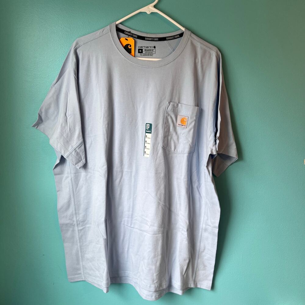 Carhartt Men's T Shirt Blue Size XL New With Tags!
